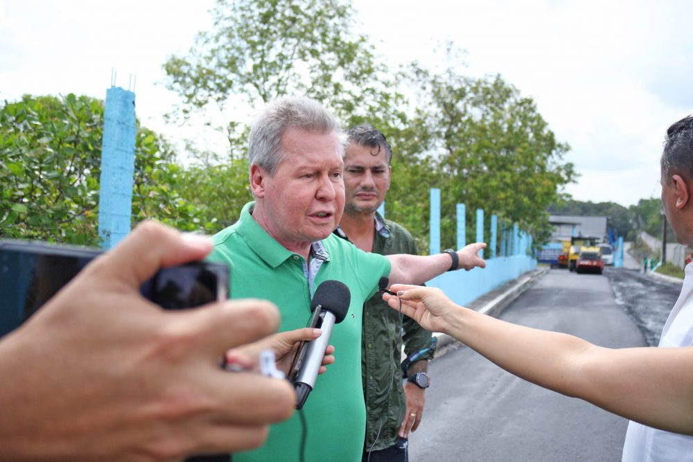 Manaus Merece O Melhor Diz Arthur Neto Ao Visitar Obras Portal Do