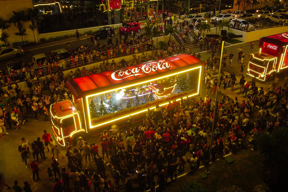 Manaus receberá sete dias de desfile da Caravana de Natal da Coca Cola