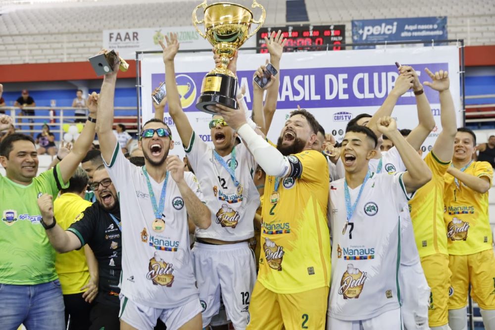 Taça Brasil de Futsal em Manaus termina título invicto e inédito do