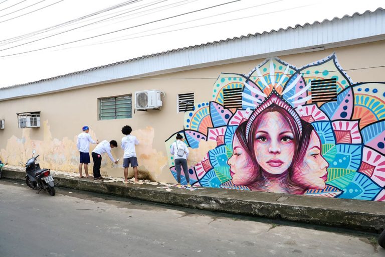 Parintins Galeria Cidade Aberta Exibe Diferentes T Cnicas De Pintura