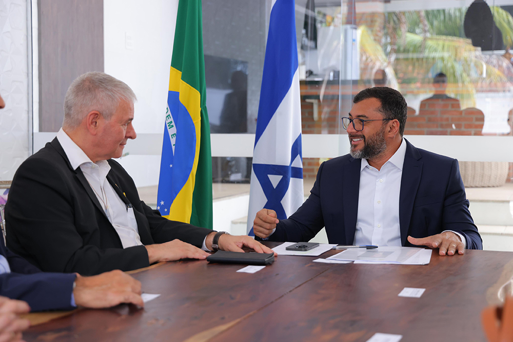 Wilson Lima Recebe Embaixador De Israel No Brasil E Assina Acordo De