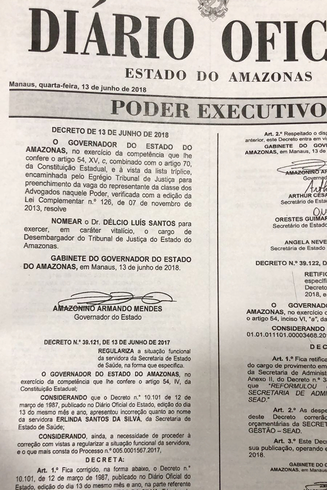 Délcio Santos é o novo desembargador Délcio Santos é o novo desembargador