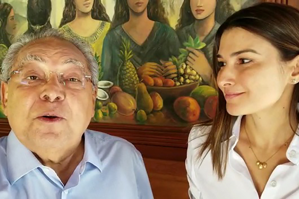 Veja o primeiro vídeo de Amazonino e Rebecca juntos Veja o primeiro vídeo de Amazonino e Rebecca juntos