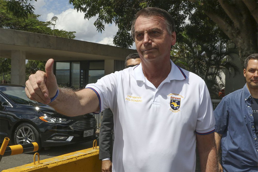 O presidente Jair Bolsonaro O presidente Jair Bolsonaro