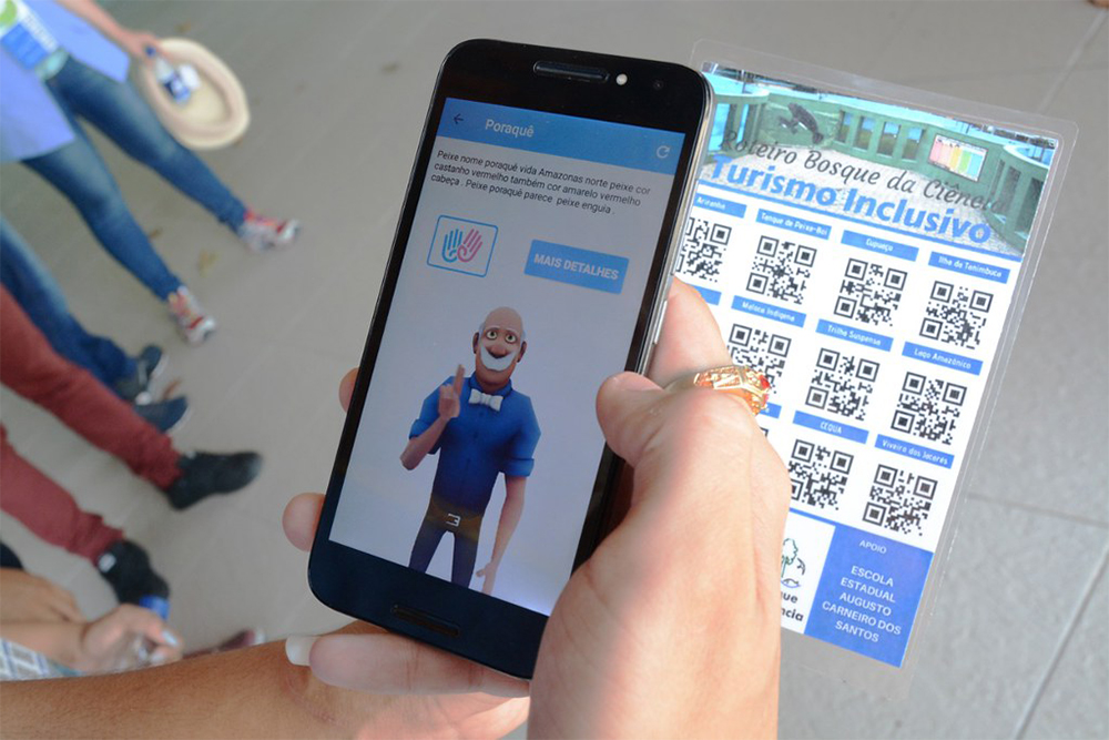 O roteiro inclusivo para surdos terá o suporte de celulares O roteiro inclusivo para surdos terá o suporte de celulares