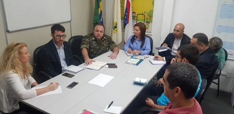 Exército alinha operação Acolhida com órgão da Prefeitura de Manaus Exército alinha operação Acolhida com órgão da Prefeitura de Manaus