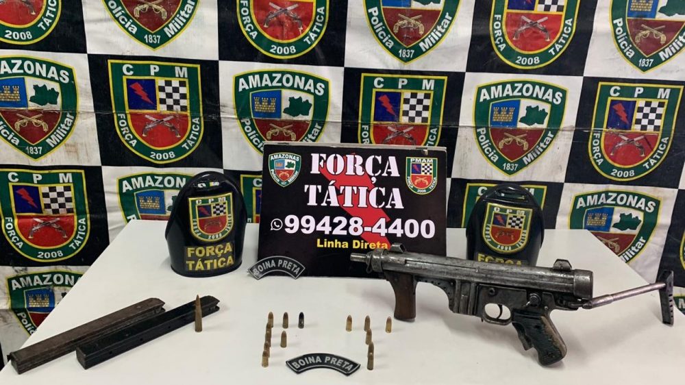 Com submetralhadora, homem &eacute; preso na Cachoeirinha pela For&ccedil;a T&aacute;tica