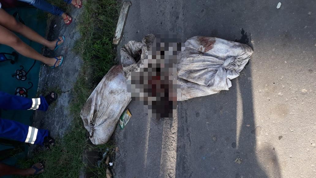 Corpo é encontrado esquartejado em sacos na Compensa Corpo é encontrado esquartejado em sacos na Compensa