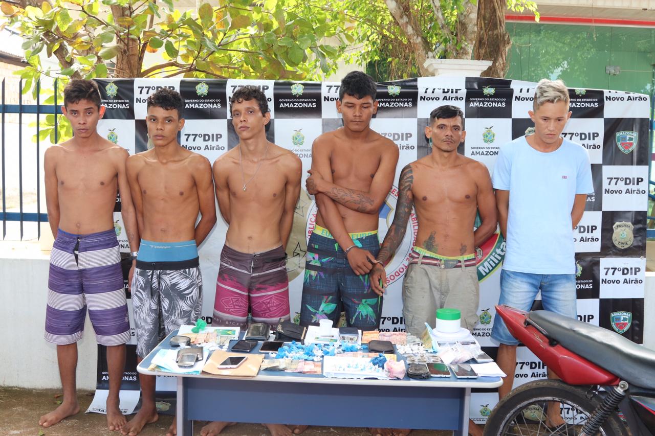 NARCOTRÁFICO 11 pessoas são detidas pela polícia em Novo Airão NARCOTRÁFICO 11 pessoas são detidas pela polícia em Novo Airão