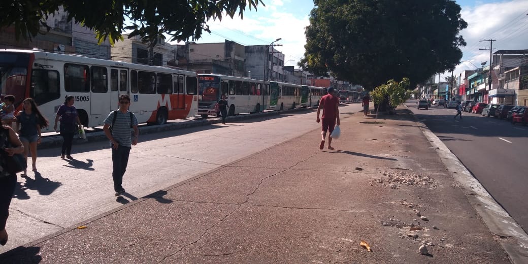 Rodovi&aacute;rios est&atilde;o parando o Terminal 1, travando o Centro