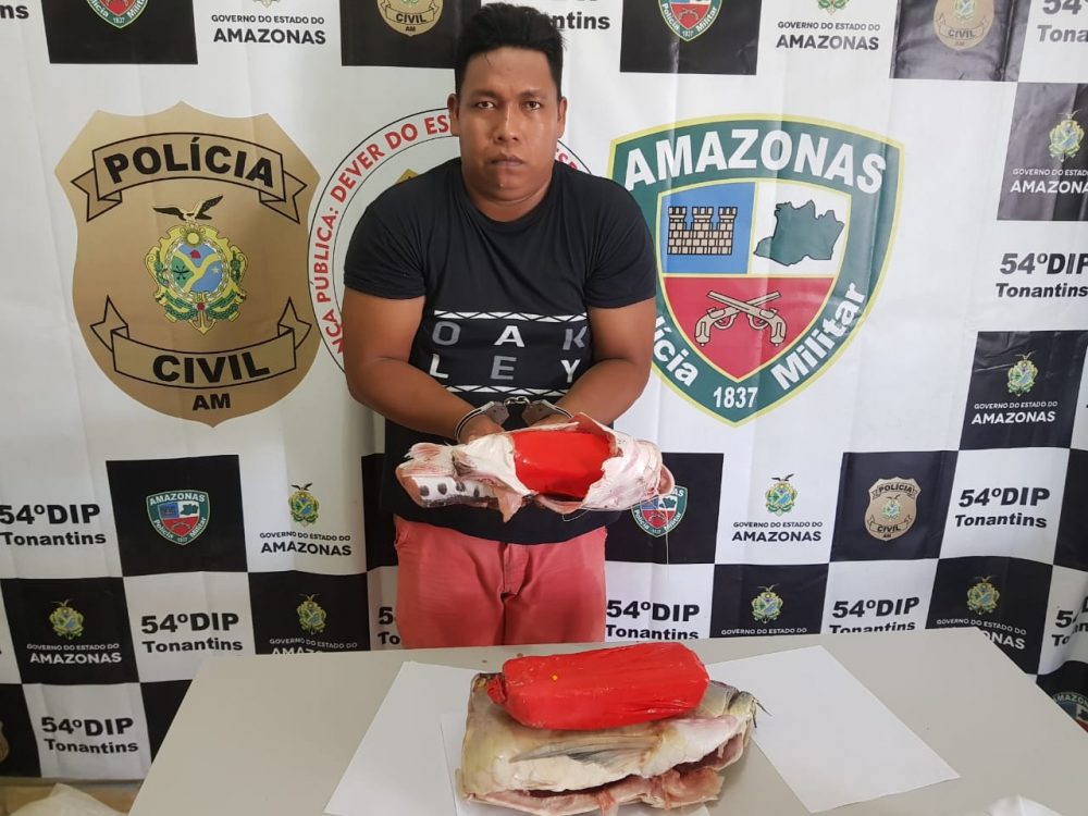 Com droga dentro de peixes, homem &eacute; preso em Tonantins