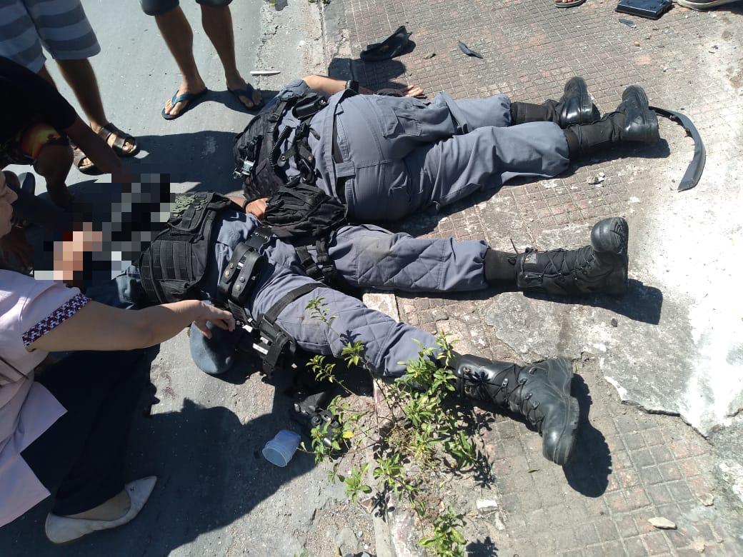 Tenente que sofreu acidente est&aacute; entubado e cabo est&aacute;vel no Jo&atilde;o L&uacute;cio
