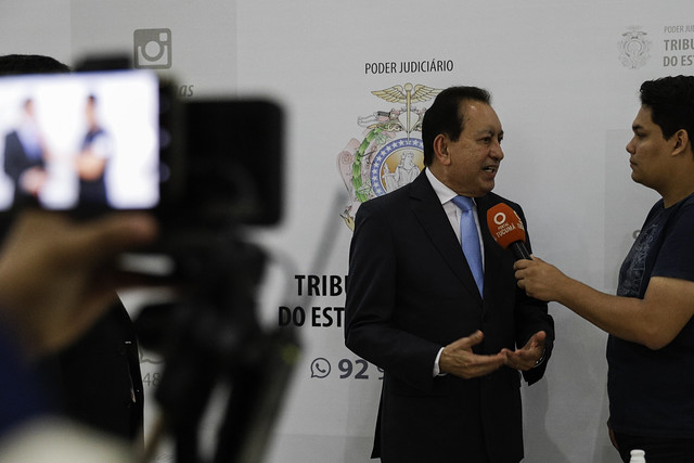 Presidente apresenta balanço de 1 ano de gestão à frente do Judiciário Presidente apresenta balanço de 1 ano de gestão à frente do Judiciário