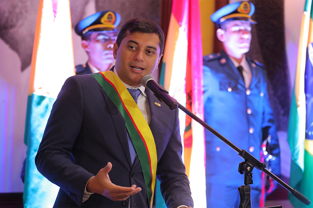 Wilson Lima, governador do Amazonas Wilson Lima, governador do Amazonas