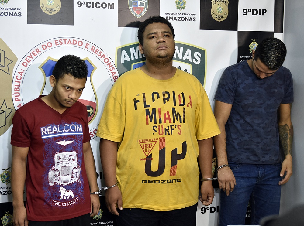 Trio é preso por tentativa de latrocínio de dono de concessionária no São José Trio é preso por tentativa de latrocínio de dono de concessionária no São José
