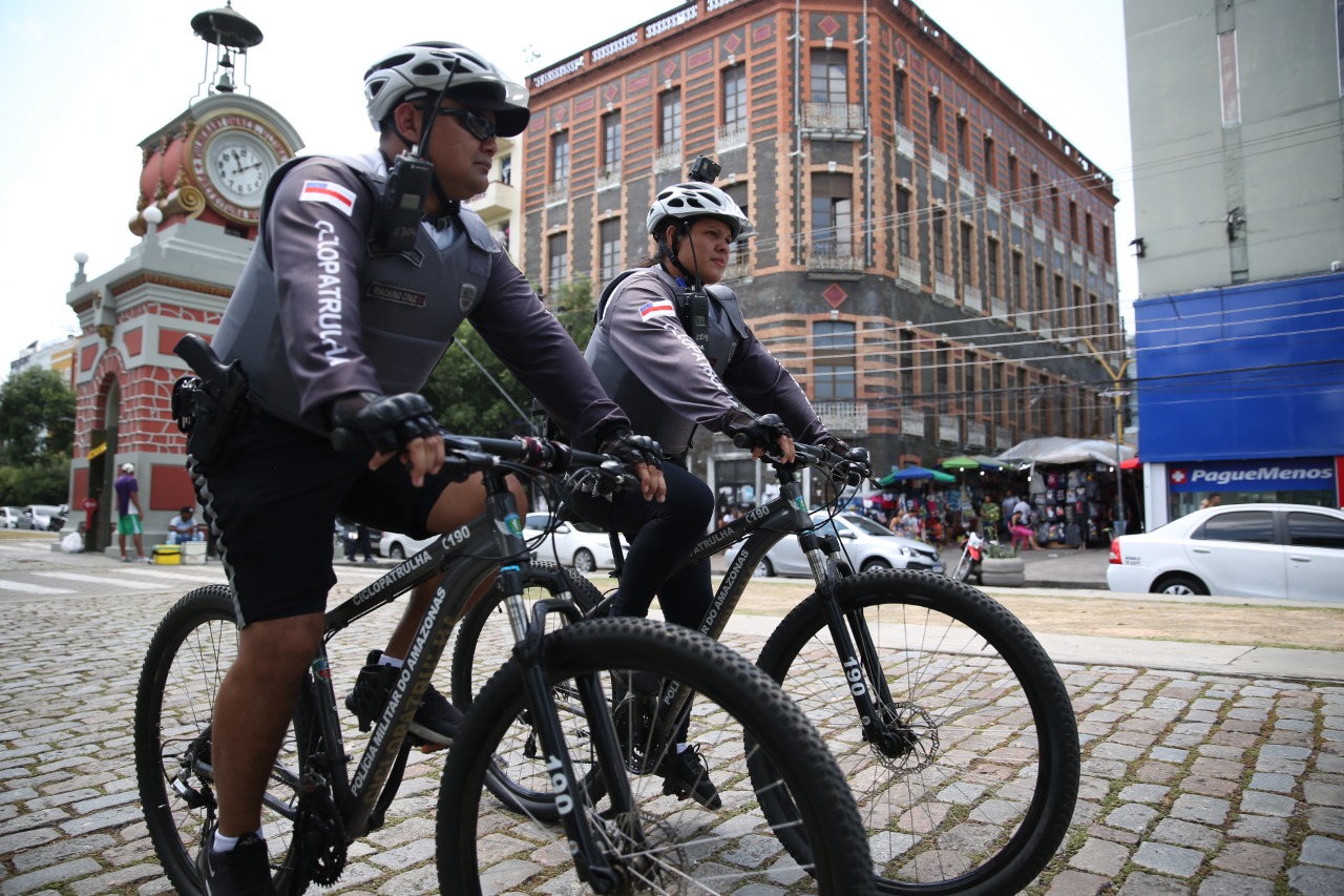 Com 41 PMs, ciclopatrulha recebe homenagem pelo Dia do Ciclista