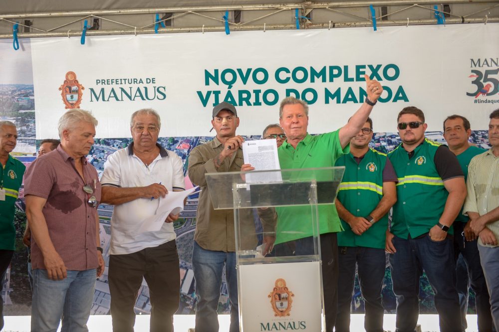 COMPLEXO VIÁRIO Prefeitura de Manaus dá início às obras no Manoa COMPLEXO VIÁRIO Prefeitura de Manaus dá início às obras no Manoa