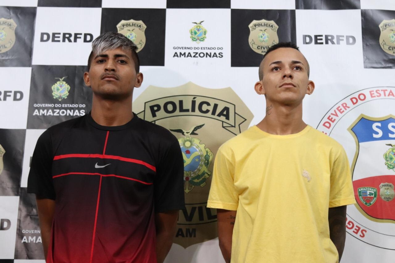 BARRA PESADA Derfd prende dupla envolvida em latrocínio, roubos e tráfico BARRA PESADA Derfd prende dupla envolvida em latrocínio, roubos e tráfico