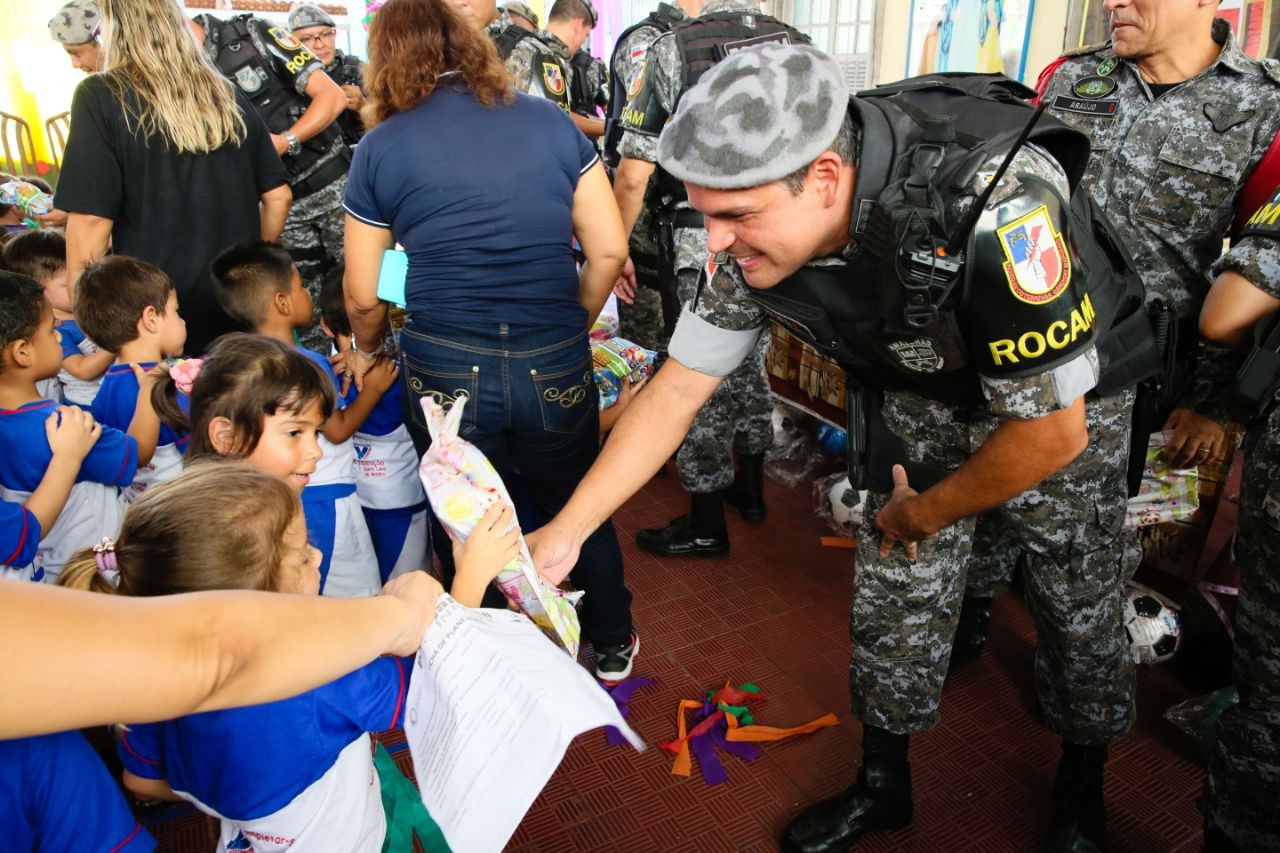 Dia das Crianças tem programação da PM em várias zonas da capital Dia das Crianças tem programação da PM em várias zonas da capital