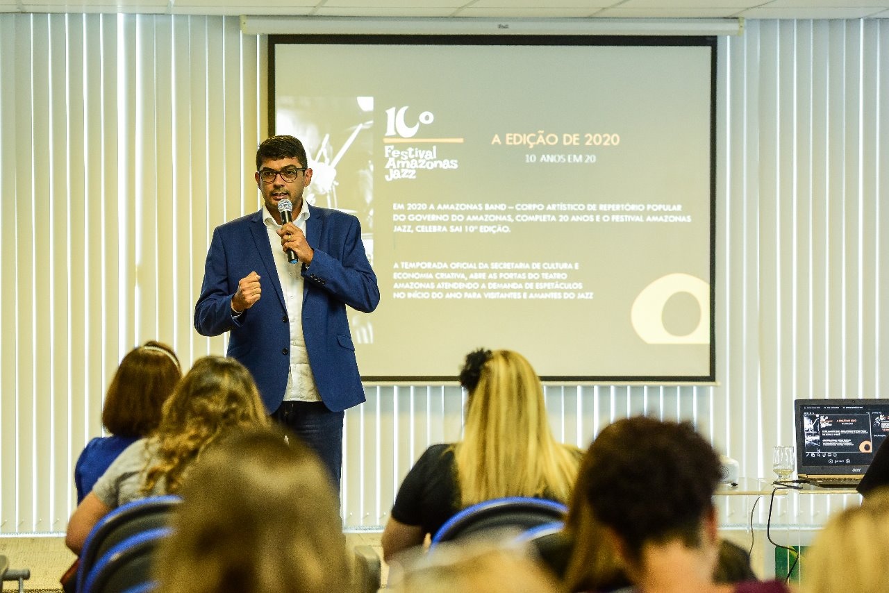 Ações do 10º Festival Amazonas Jazz são apresentadas a empreendedores e operadores de turismo Ações do 10º Festival Amazonas Jazz são apresentadas a empreendedores e operadores de turismo