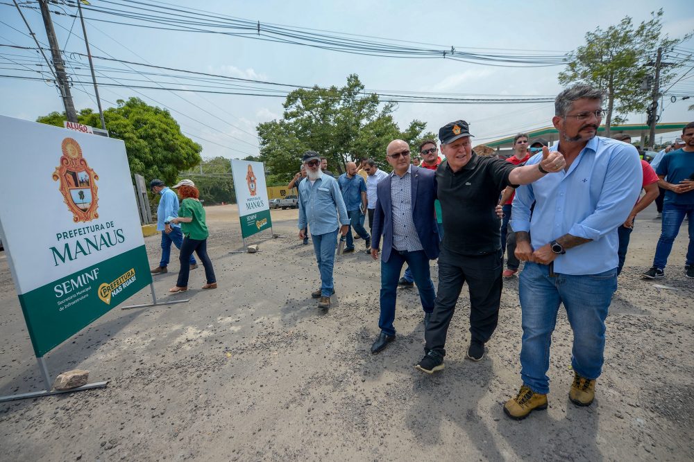 Mais de 50% dos trabalhos estão concluídos na Bola da Suframa Mais de 50% dos trabalhos estão concluídos na Bola da Suframa
