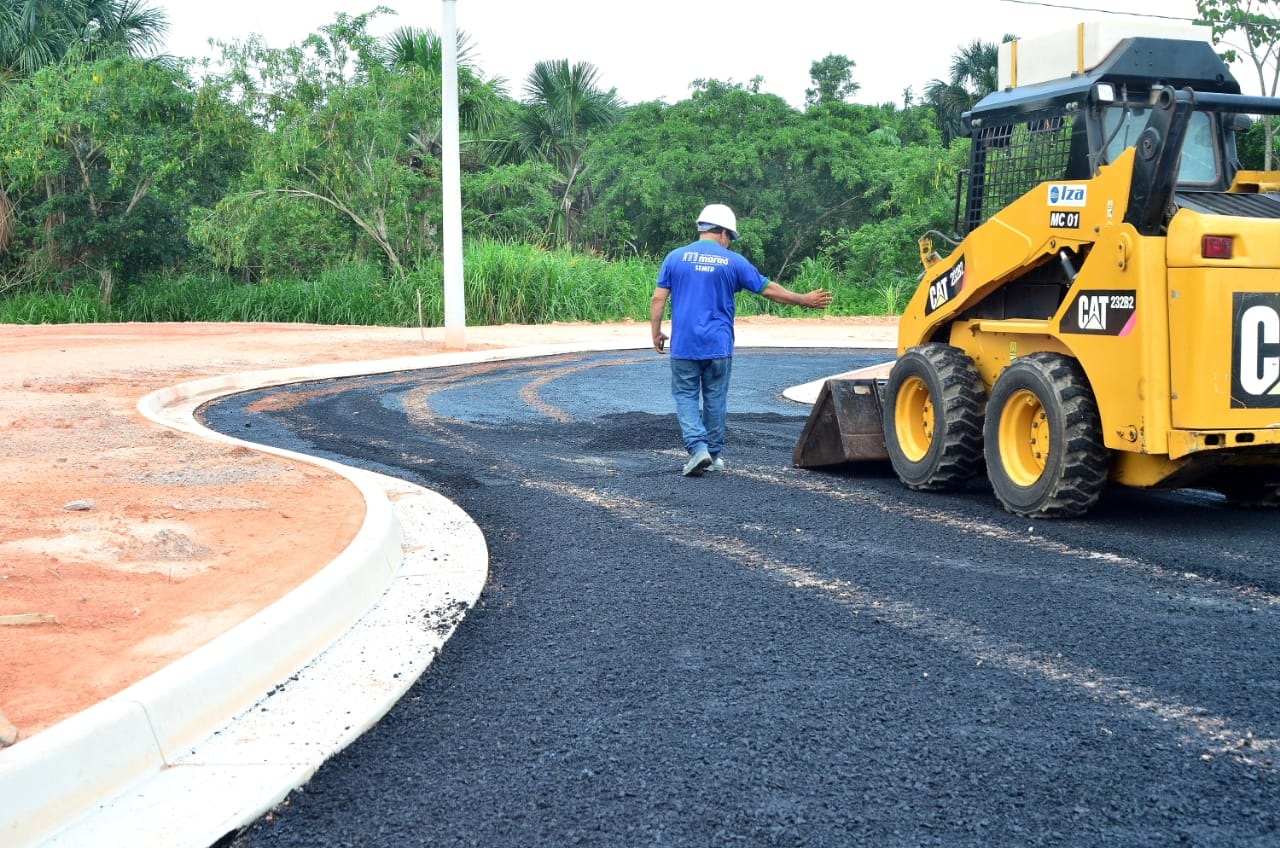Bairro planejado de Manaus promete asfalto em padrão norte-americano Bairro planejado de Manaus promete asfalto em padrão norte-americano