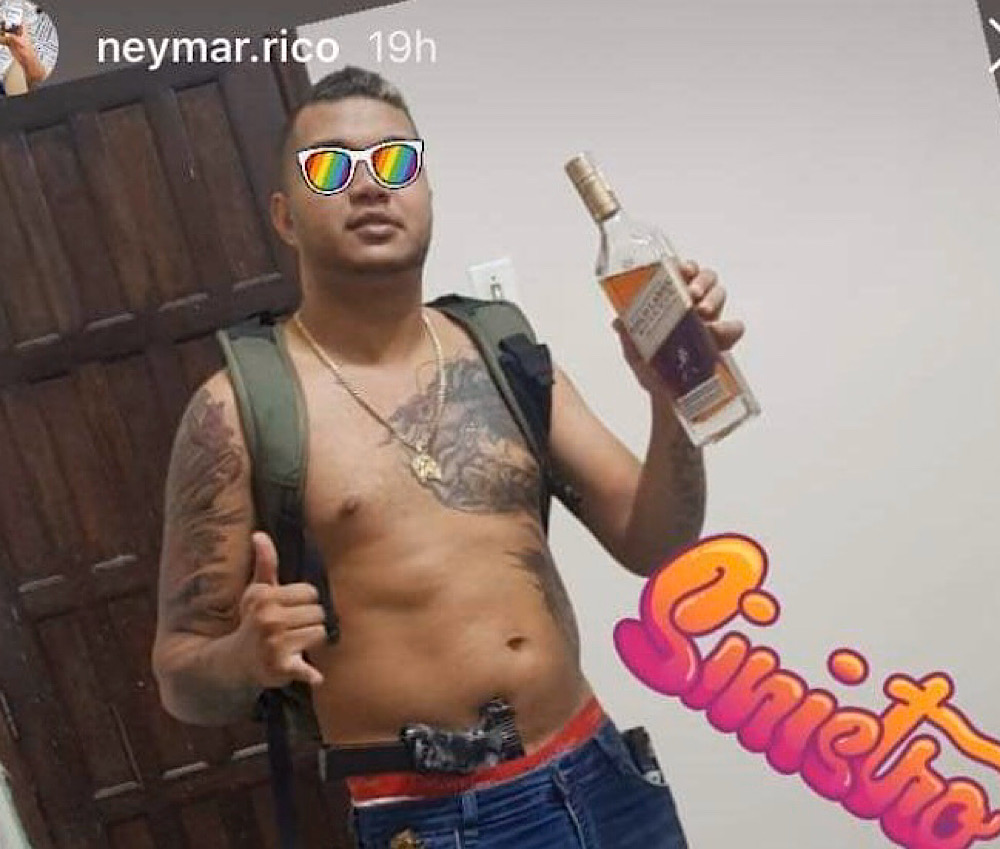 Foguetório seria para comemorar aniversário do traficante Mano Kaio, foragido há mais de 2 anos Foguetório seria para comemorar aniversário do traficante Mano Kaio, foragido há mais de 2 anos