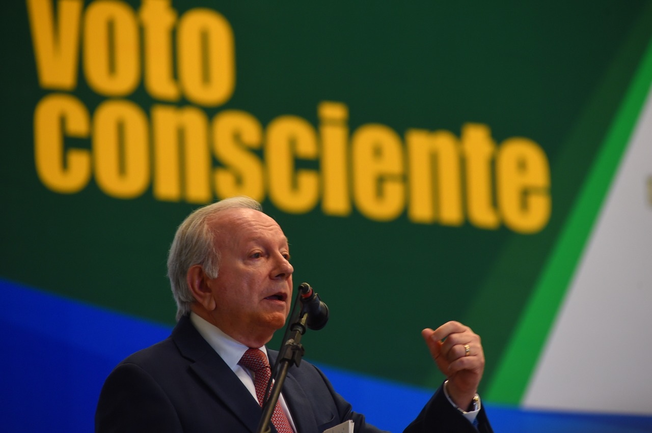 Palestra 'Voto Consciente' é transmitida, ao vivo, para 59 municípios Palestra 'Voto Consciente' é transmitida, ao vivo, para 59 municípios