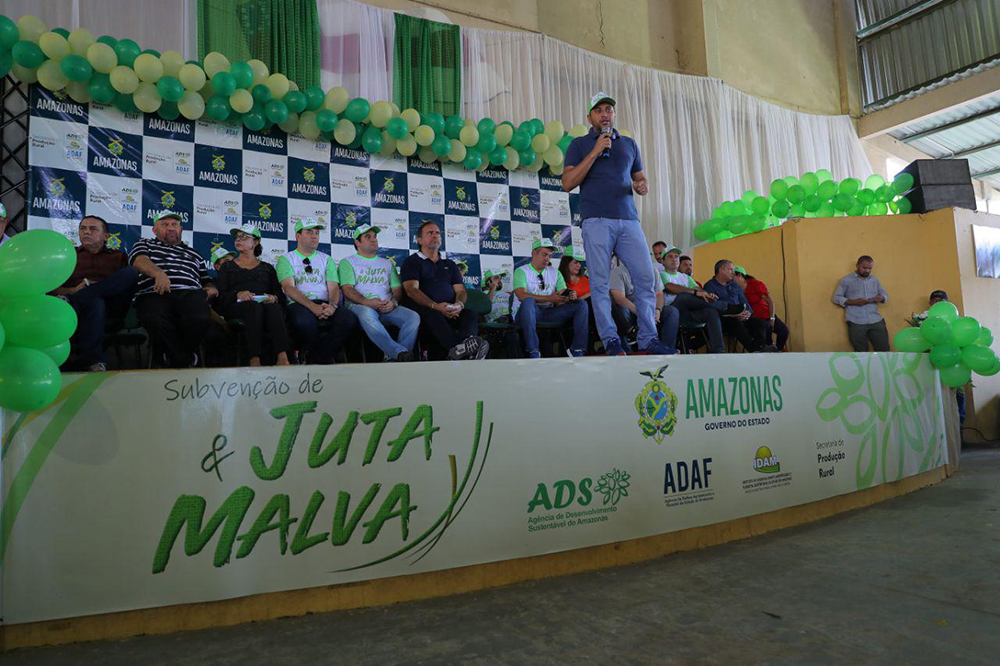 Wilson Lima anuncia reajuste da subvenção de juta e malva Wilson Lima anuncia reajuste da subvenção de juta e malva