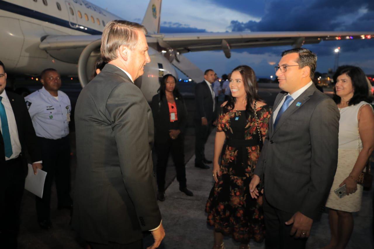 Wilson Lima recebe Bolsonaro e, nesta quarta-feira, abrem Feira de Sustentabilidade do PIM Wilson Lima recebe Bolsonaro e, nesta quarta-feira, abrem Feira de Sustentabilidade do PIM