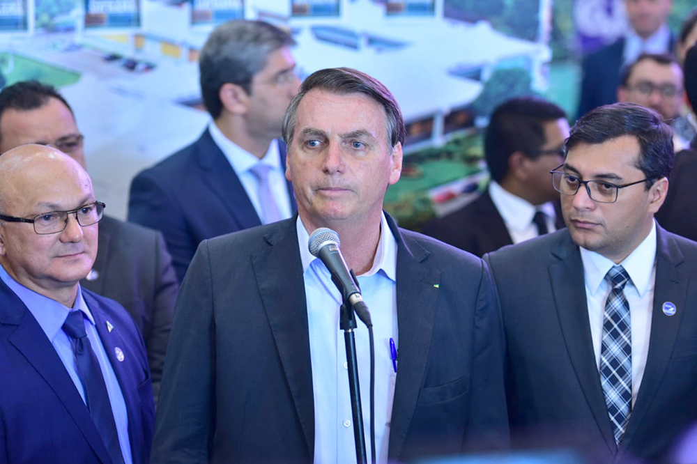 Bolsonaro aconselha Wilson Lima a reformar previdência estadual Bolsonaro aconselha Wilson Lima a reformar previdência estadual