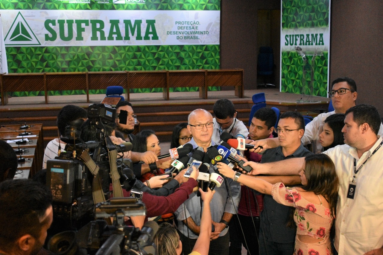 Suframa faz balan&ccedil;o de 2019, chamado de o ano promissor para ZFM
