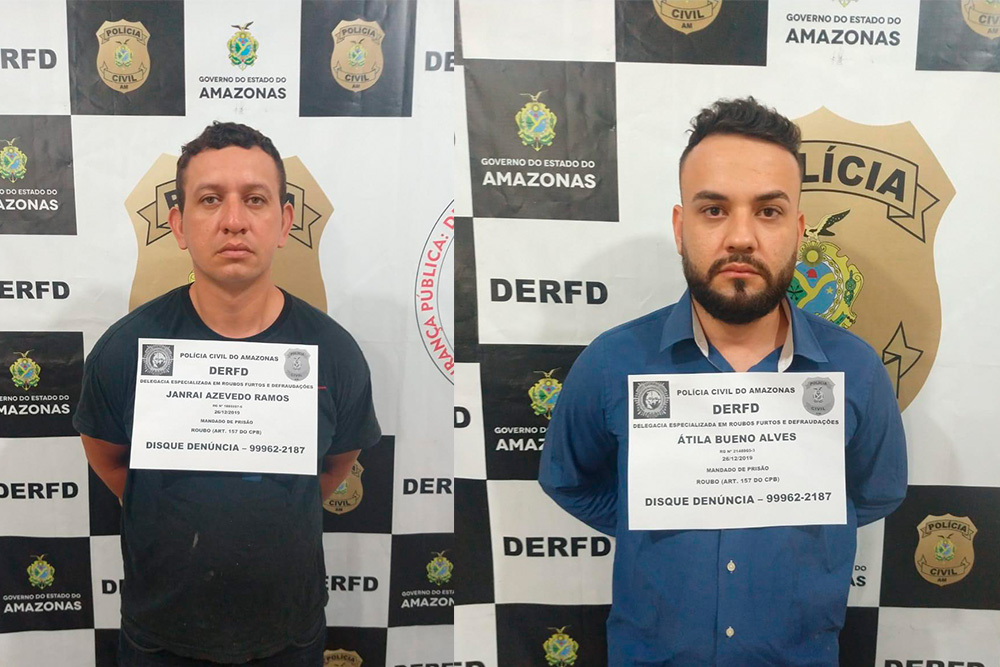 Dupla assaltava vítimas ao saírem de bancos Dupla assaltava vítimas ao saírem de bancos