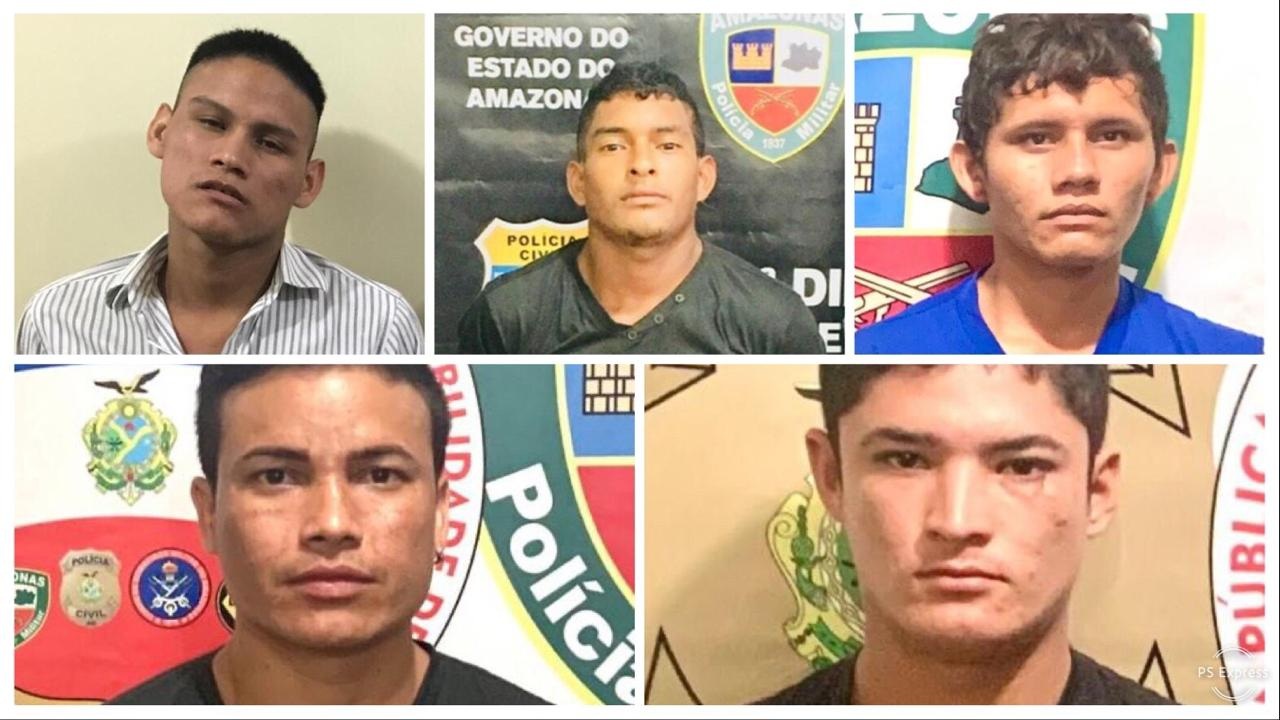 Polícia divulga fotos de 5 fugitivos de unidade prisional em Silves Polícia divulga fotos de 5 fugitivos de unidade prisional em Silves