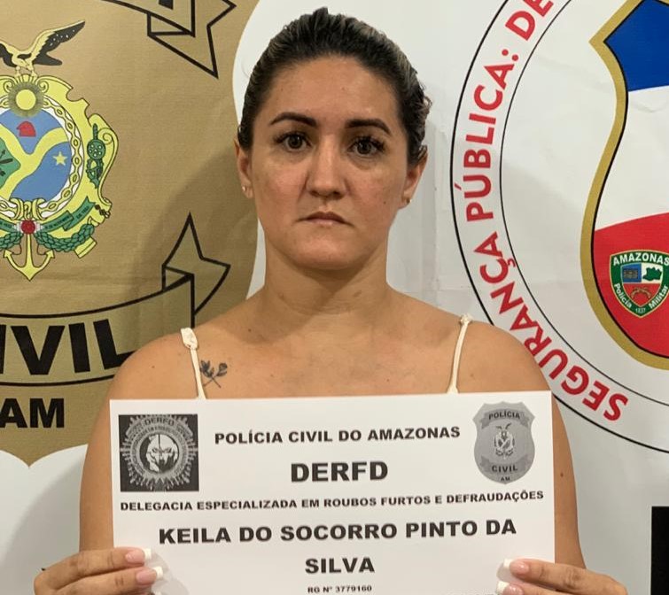 Estelionatária que vendia vagas de emprego e comprava sem pagar é presa pela Derfd Estelionatária que vendia vagas de emprego e comprava sem pagar é presa pela Derfd