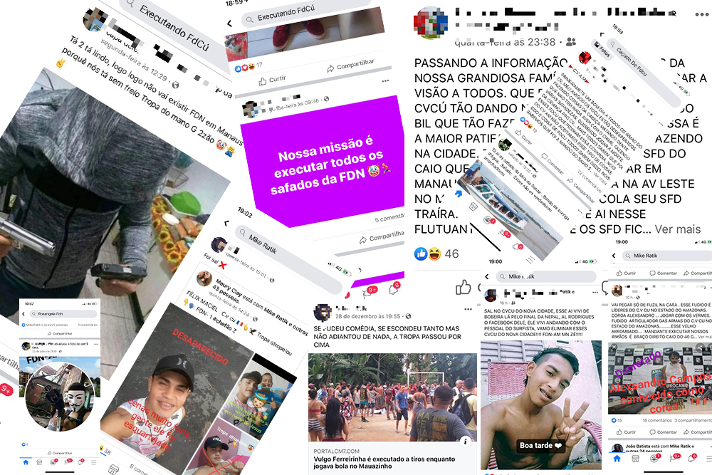 Rede social usada por facções criminosas Rede social usada por facções criminosas