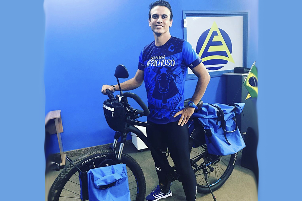 Ciclista inicia jornada Ciclista inicia jornada
