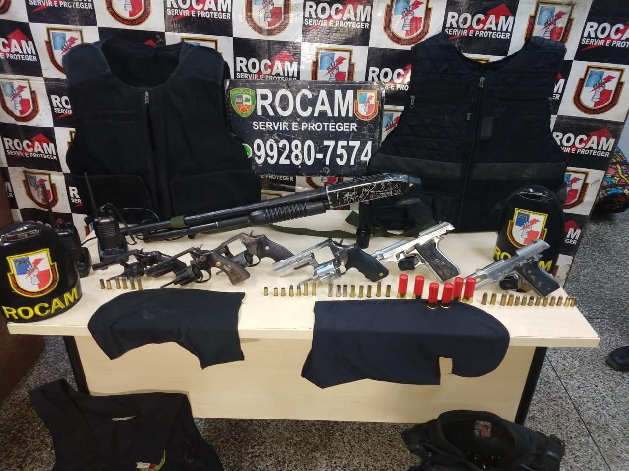 ARSENAL Veja as armas apreendidas pela Rocam na Compensa