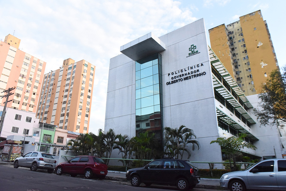 Policlínica Gilberto Mestrinho, no Centro. Policlínica Gilberto Mestrinho, no Centro.