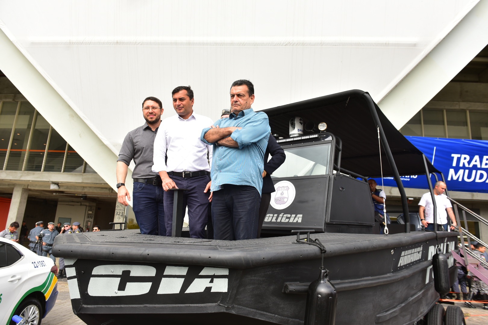 Wilson Lima entrega mais de R$ 3,5 milhões em equipamentos para reforçar segurança no AM Wilson Lima entrega mais de R$ 3,5 milhões em equipamentos para reforçar segurança no AM