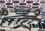 Rocam apreende arsenal com bonde de facção no Tarumã