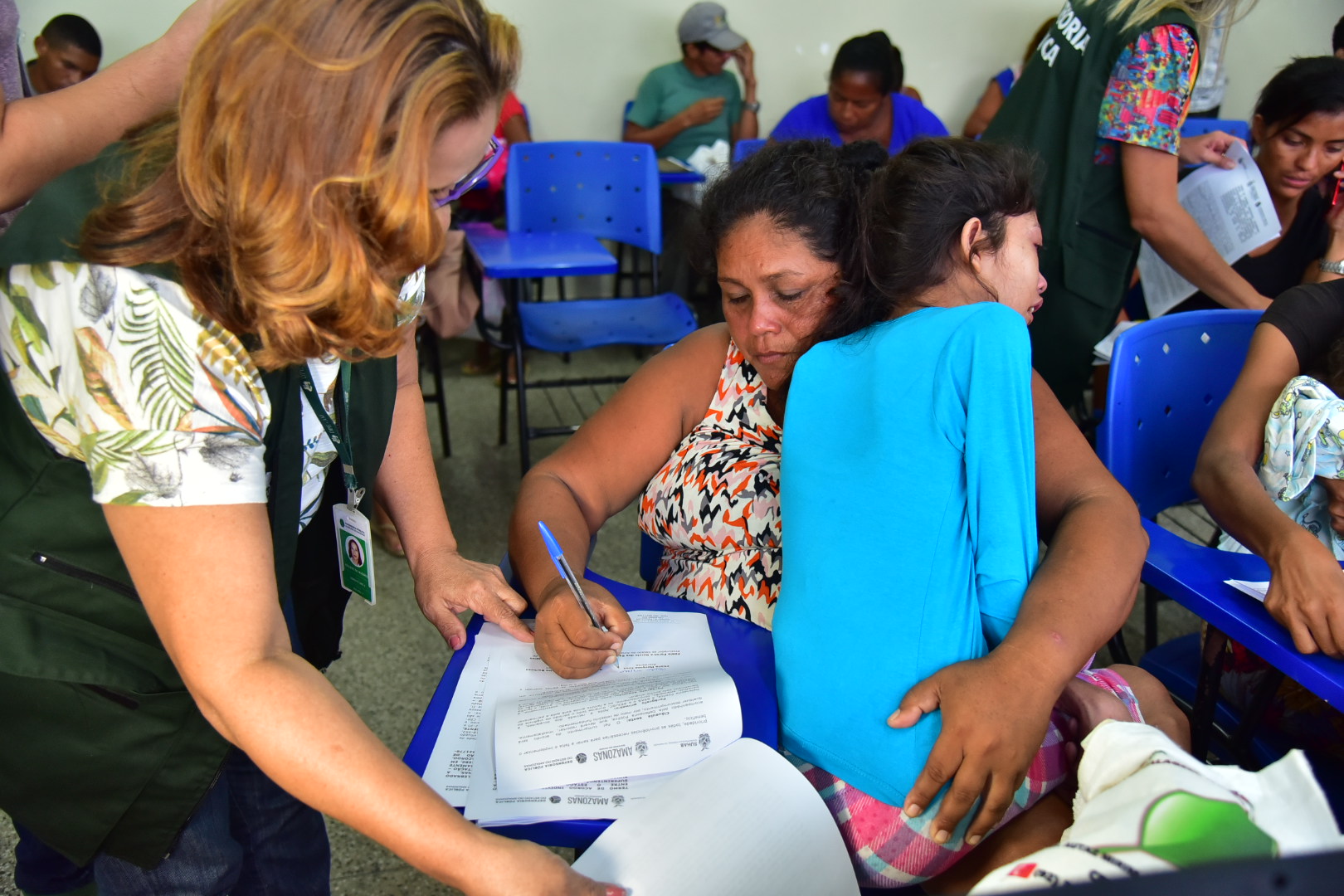 Famílias mais vulneráveis têm atendimento diferenciado na reintegração do Monte Horebe Famílias mais vulneráveis têm atendimento diferenciado na reintegração do Monte Horebe