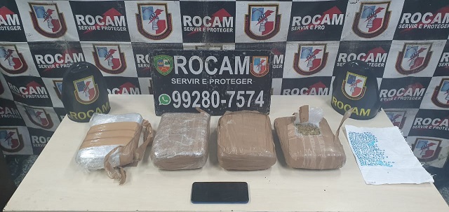 Rocam prende casal com 6kg de maconha skunk na Compensa Rocam prende casal com 6kg de maconha skunk na Compensa