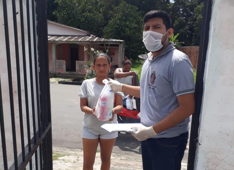 Em Urucar&aacute;, juiz beneficia 150 fam&iacute;lias carentes com kits para prevenir cont&aacute;gio