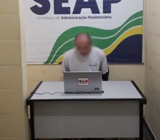 'Videoparlatório' é iniciado nas unidades prisionais do Amazonas. Foto: Divulgação 'Videoparlatório' é iniciado nas unidades prisionais do Amazonas