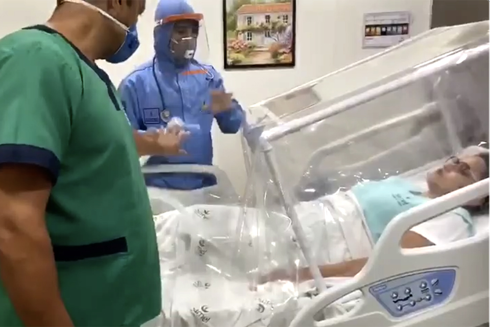 Hospital investe em inovações contra Covid-19 Hospital investe em inovações contra Covid-19