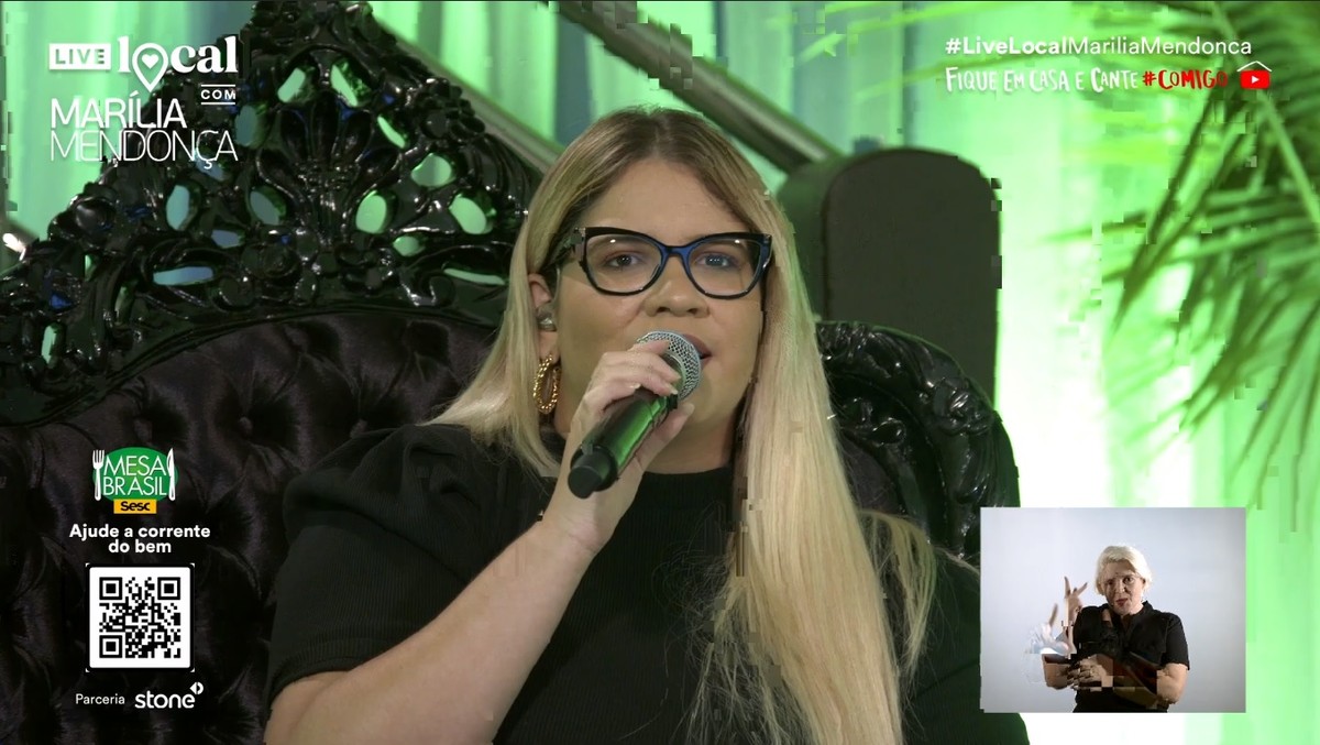Live da cantora Marília Mendonça arrecada doações para instituições do Amazonas Live da cantora Marília Mendonça arrecada doações para instituições do Amazonas