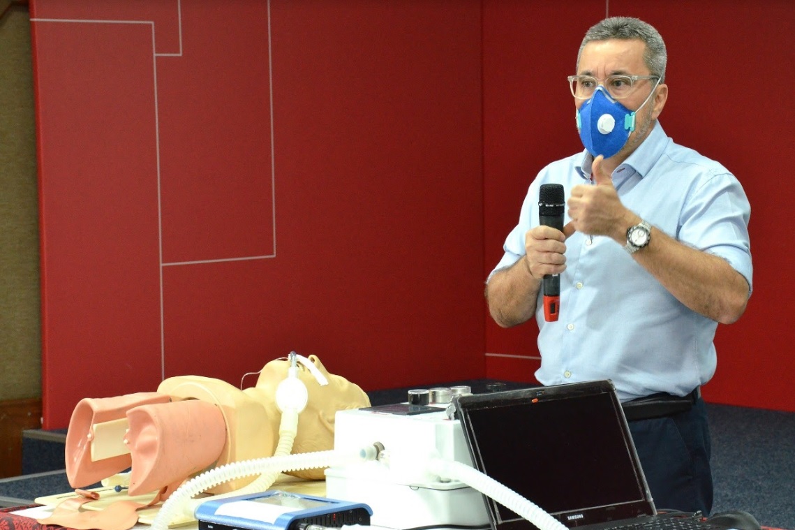 Ventilador fabricado pela UEA e Honda tem resultado satisfatório no primeiro teste Ventilador fabricado pela UEA e Honda tem resultado satisfatório no primeiro teste