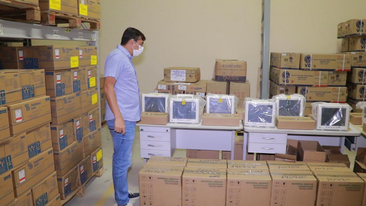 Governador encaminha 20 monitores para hospital de campanha municipal Governador encaminha 20 monitores para hospital de campanha municipal