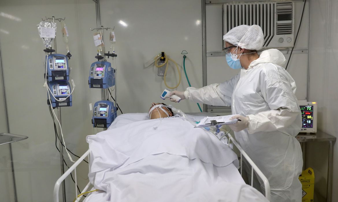Em SP, 20% dos internados em UTI por Covid-19 morrem devido à doença Em SP, 20% dos internados em UTI por Covid-19 morrem devido à doença